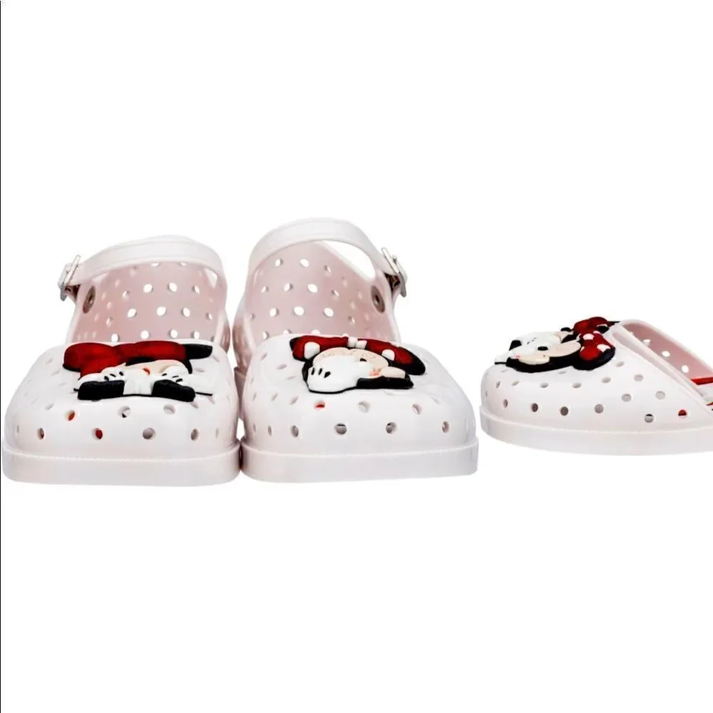 Mini Melissa Girls furadinha  cushioned super comfortable sandal Sz 2 and 3 new